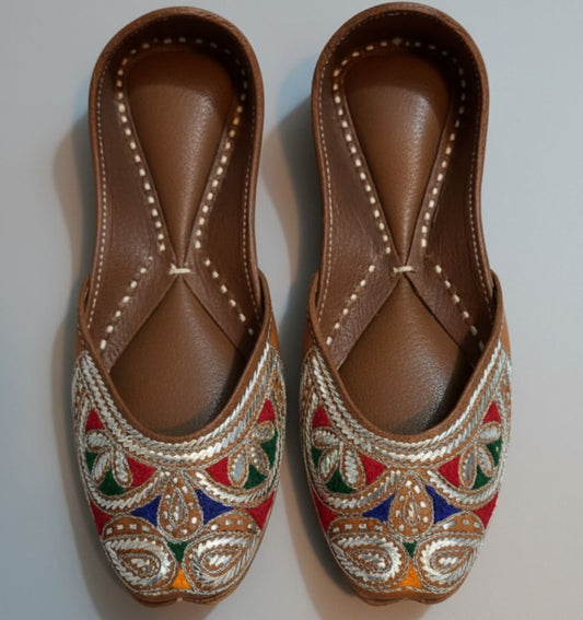 Phulkari Pop Jutti